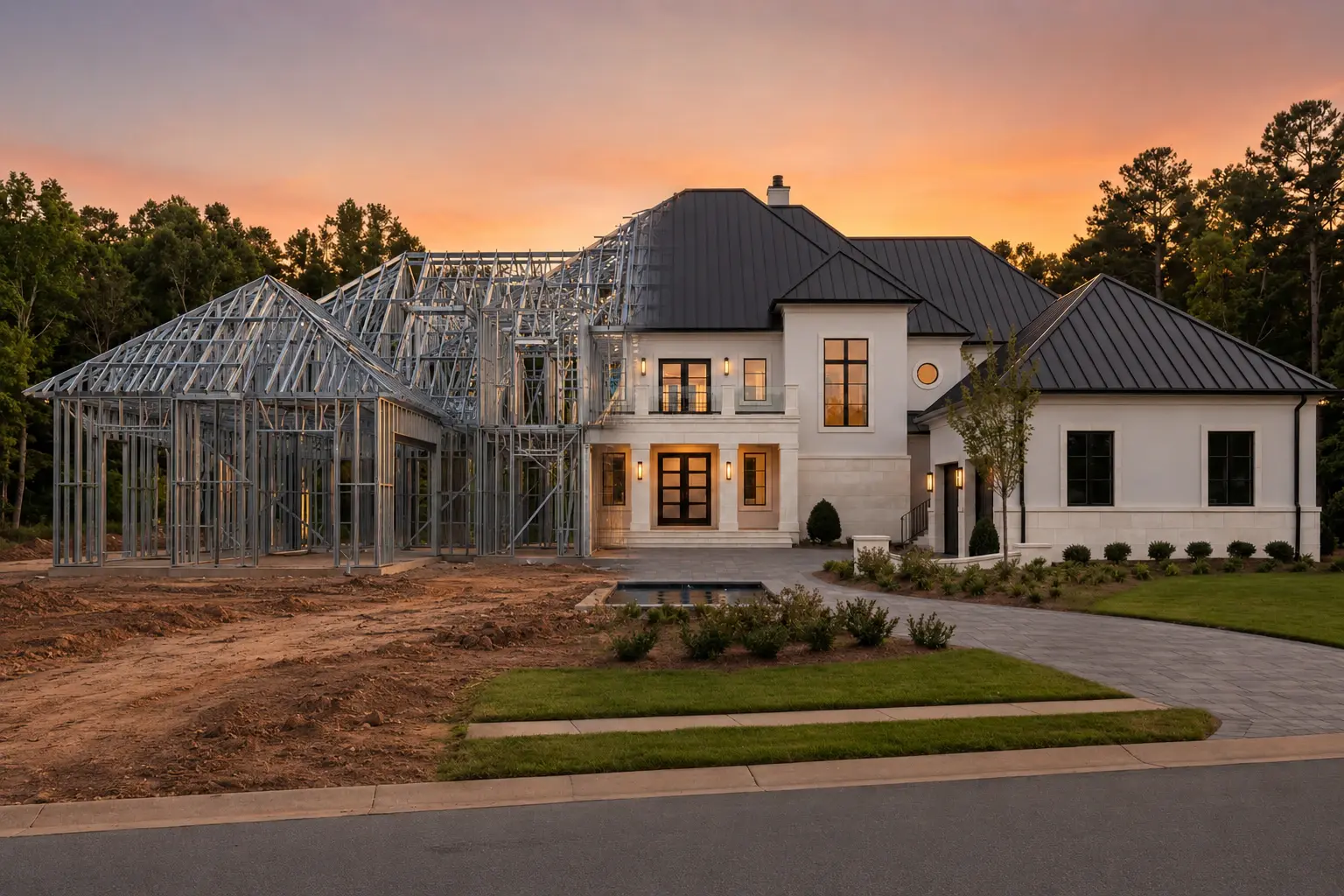 ConstructionX custom home designs hero visual.