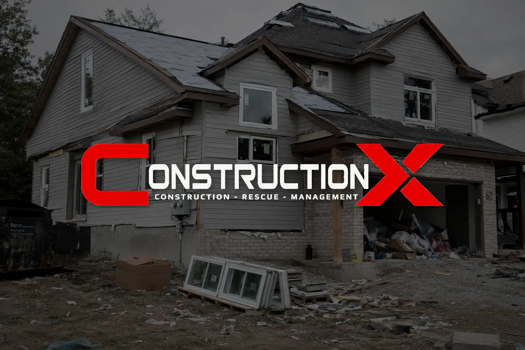 ConstructionX Rescue logo.