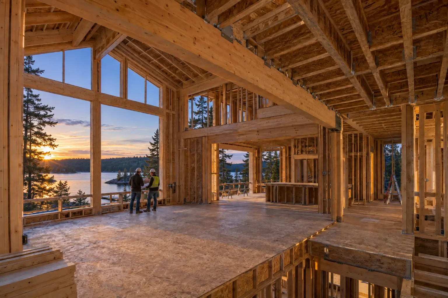Engineered wood planning visual.