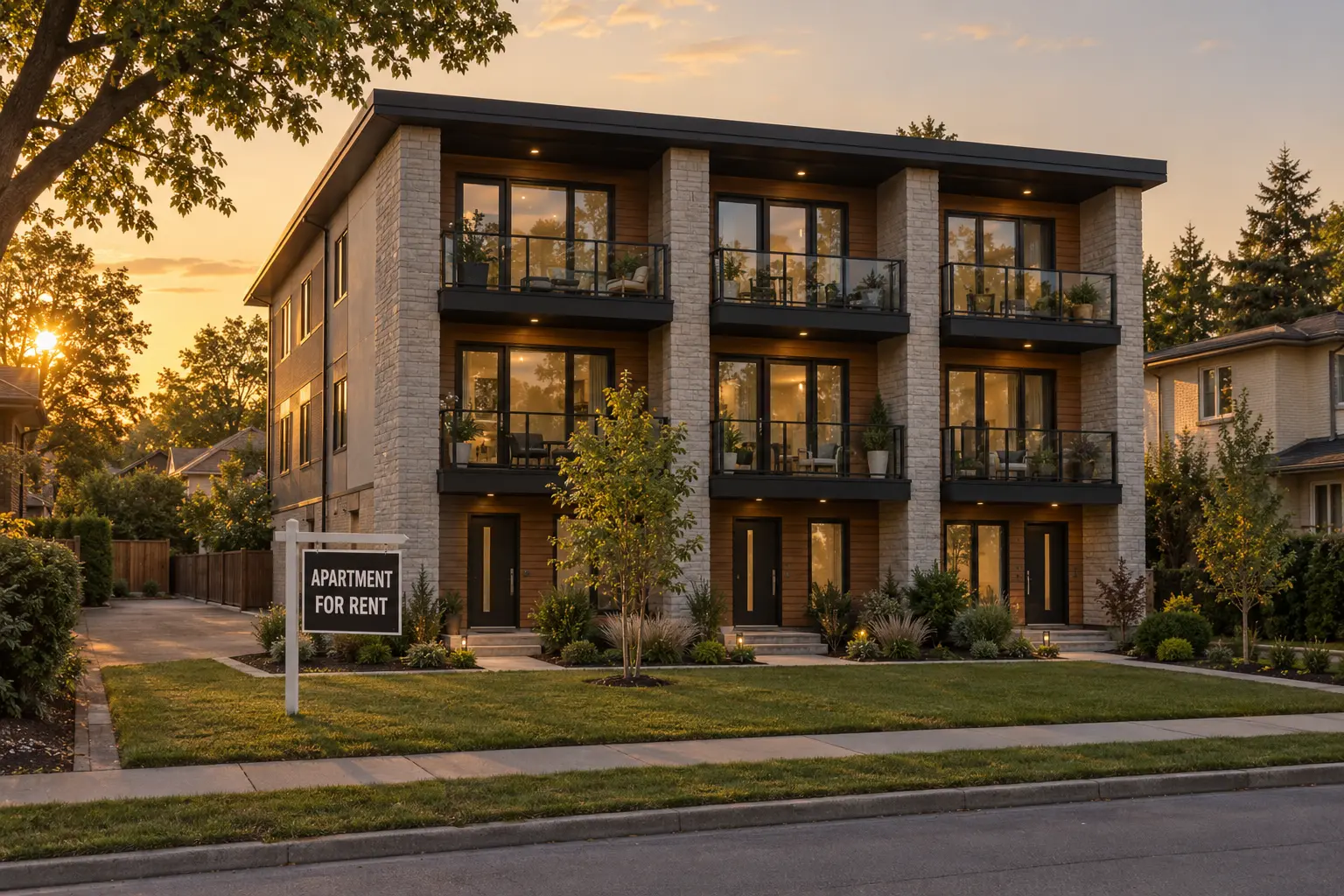 Multifamily property management visual.