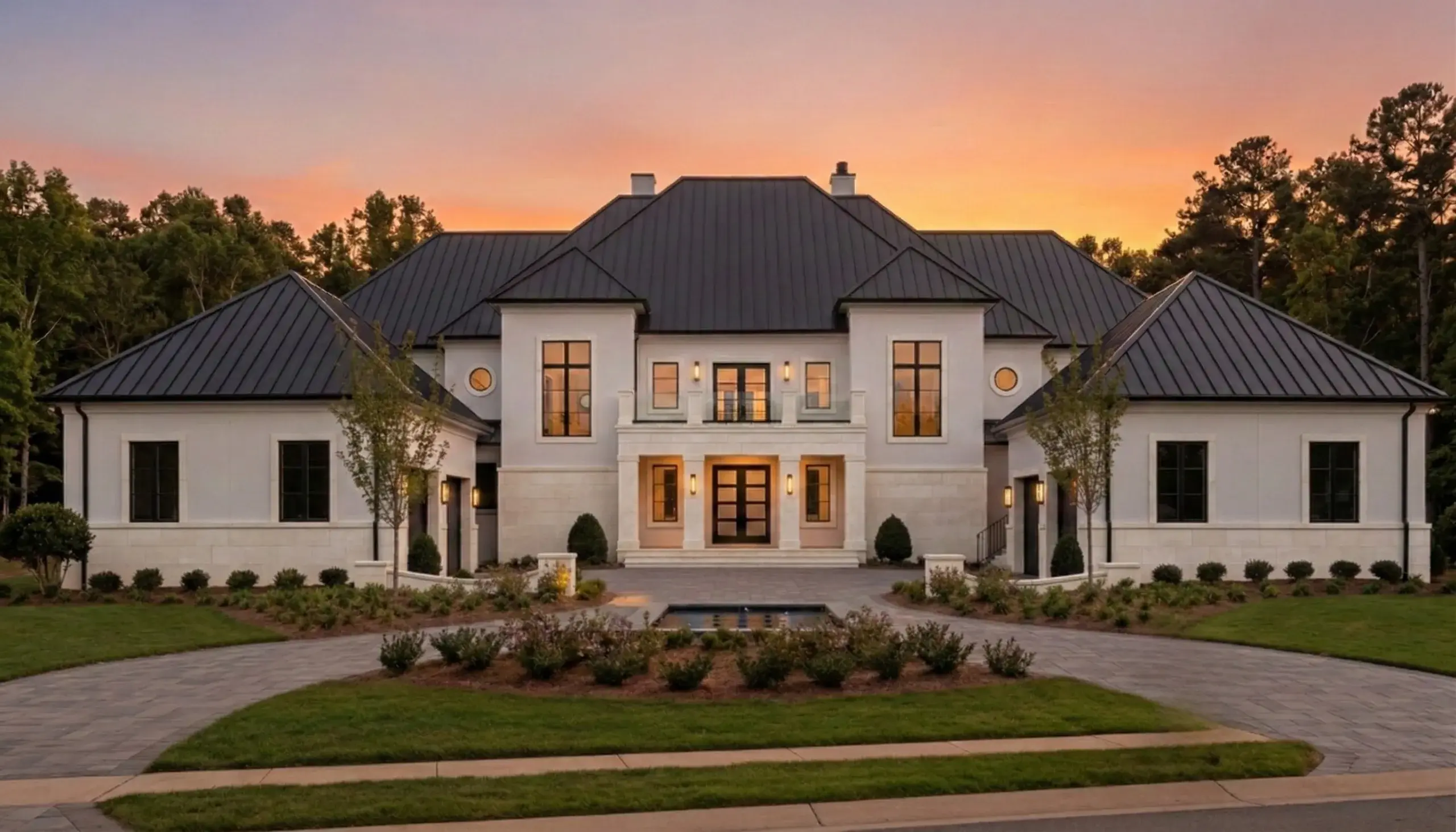 Chateau Briand front exterior design reference for ConstructionX.
