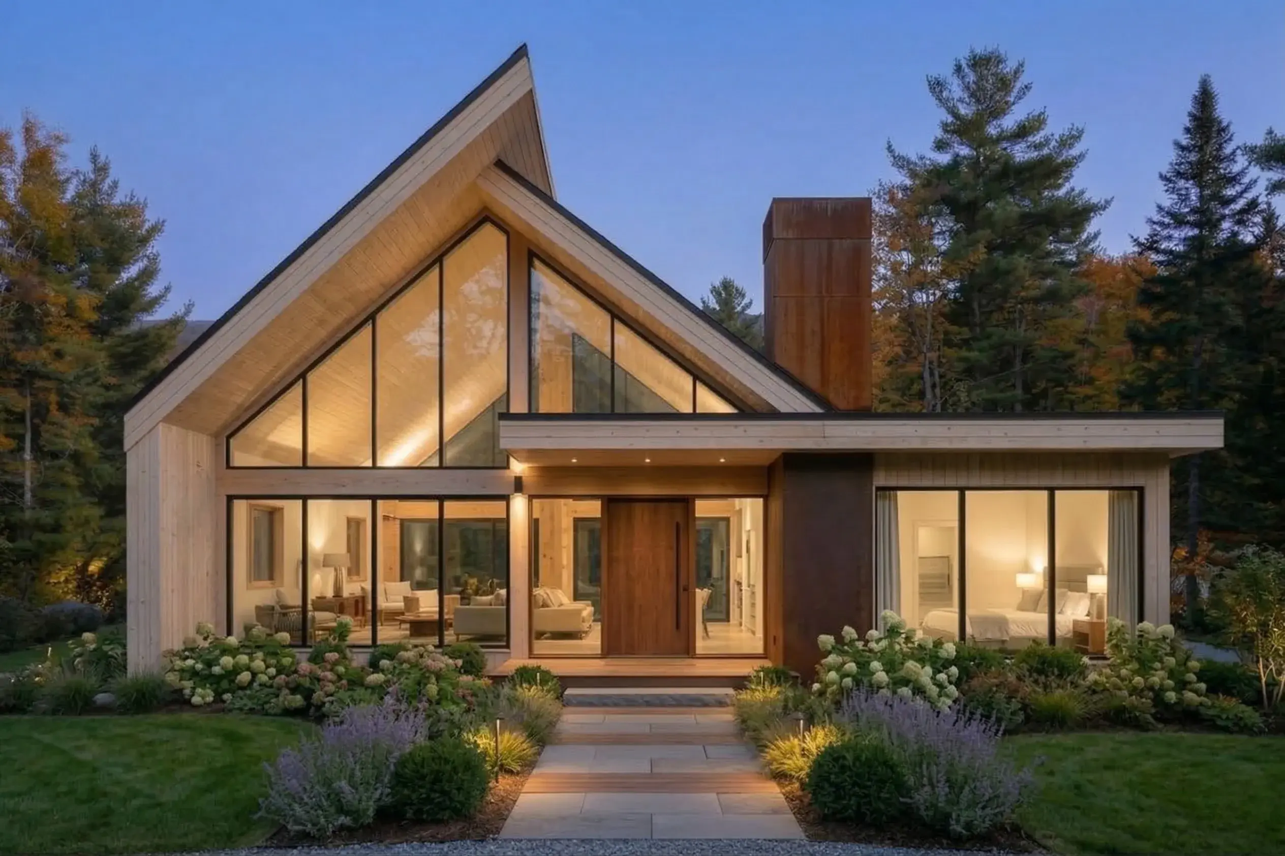 Okanagan Vista front exterior design reference for ConstructionX.