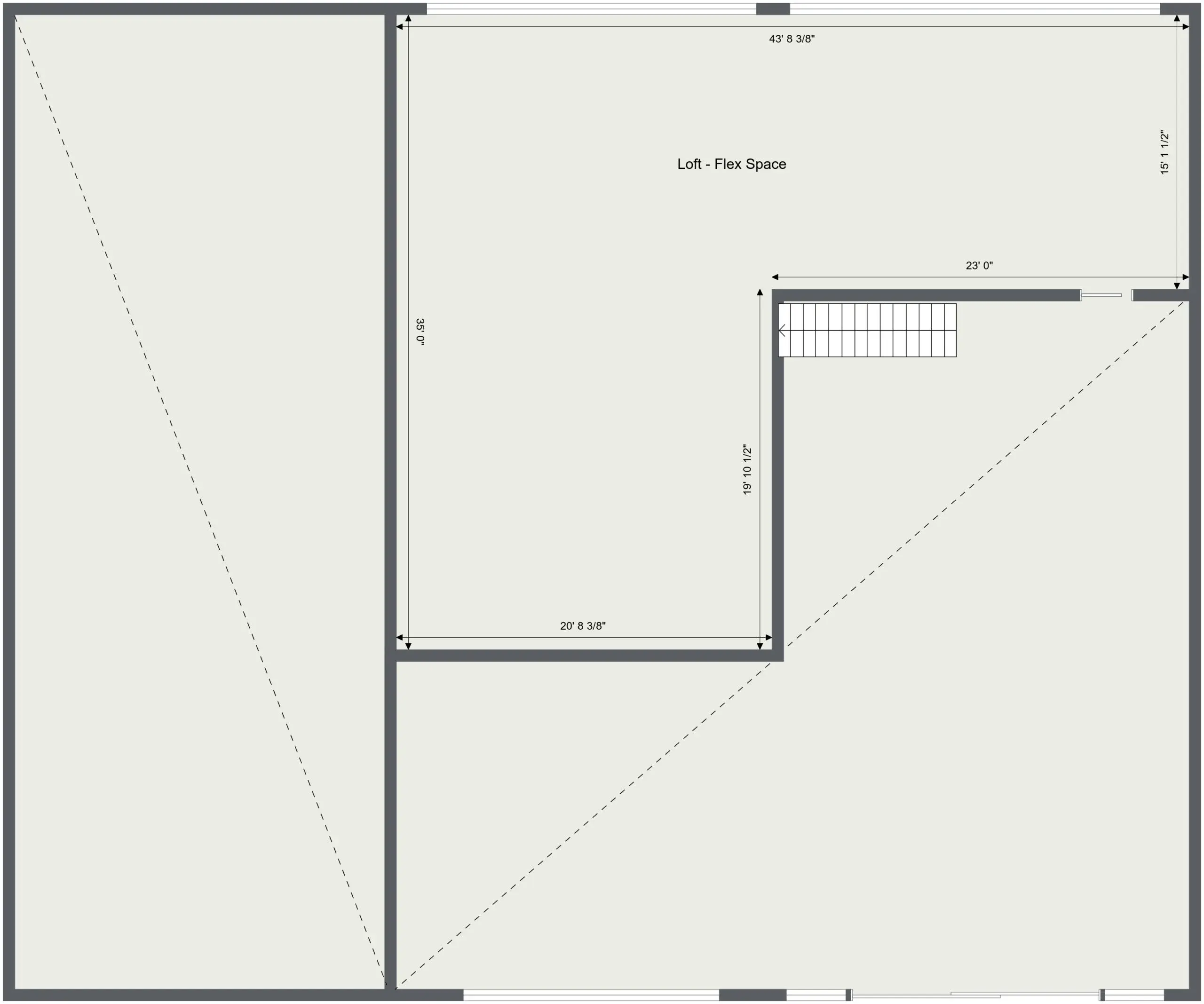 Okanagan Vista loft floor plan layout reference.