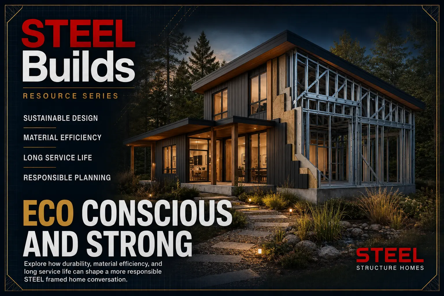 Eco conscious and strong resource hero visual