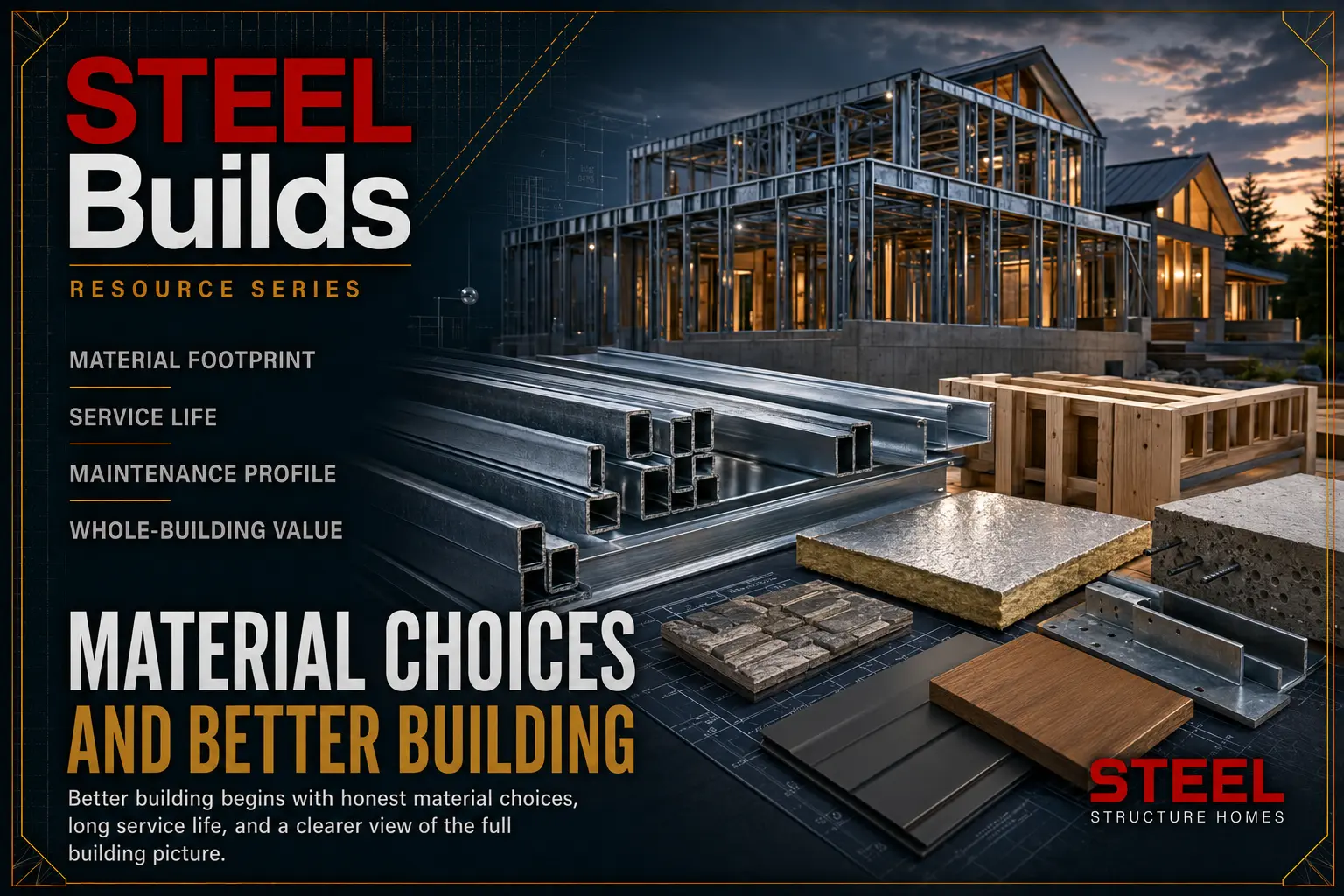 Material choices and better building resource hero visual