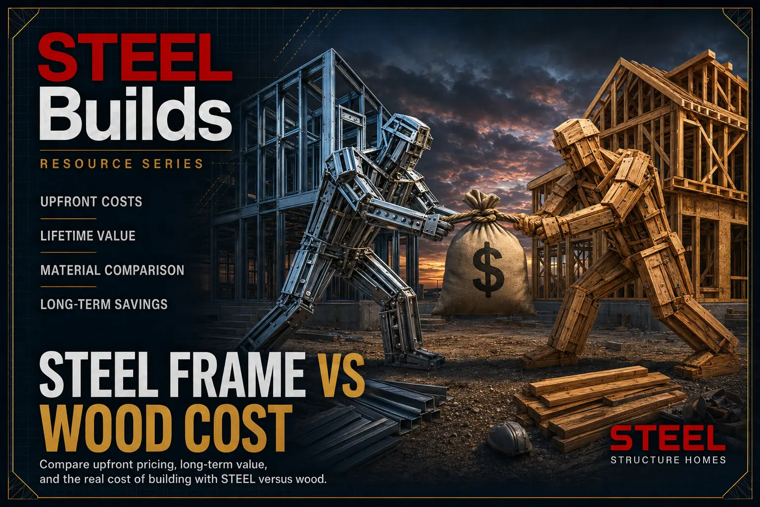 Steel frame versus wood cost resource hero visual