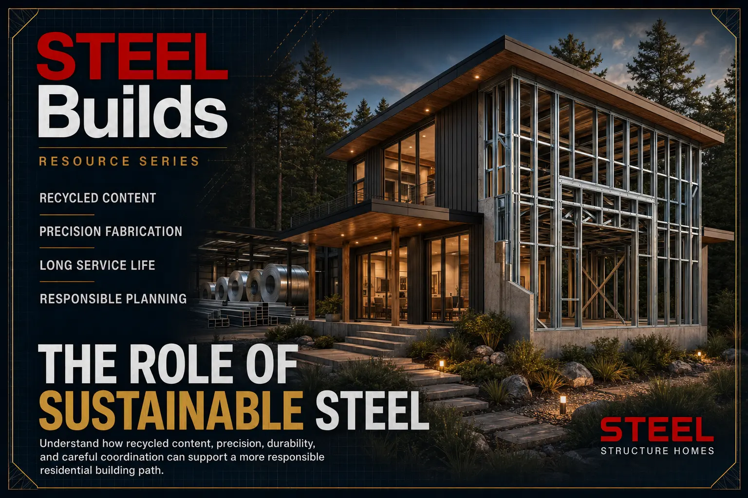 The role of sustainable steel resource hero visual