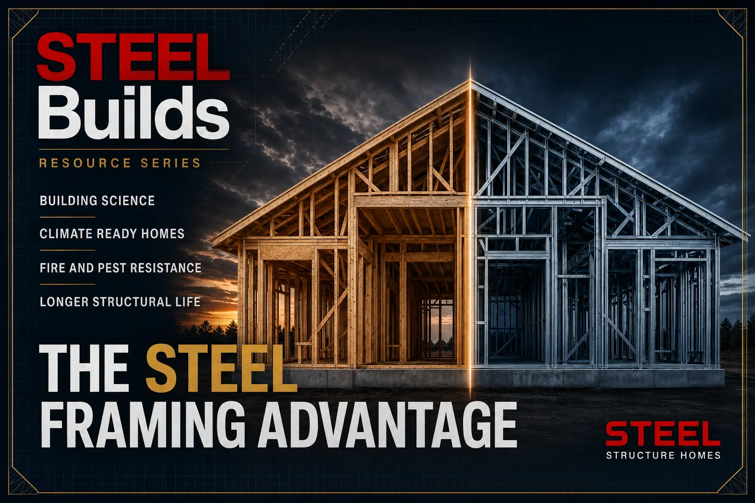 Steel framing advantage resource hero visual
