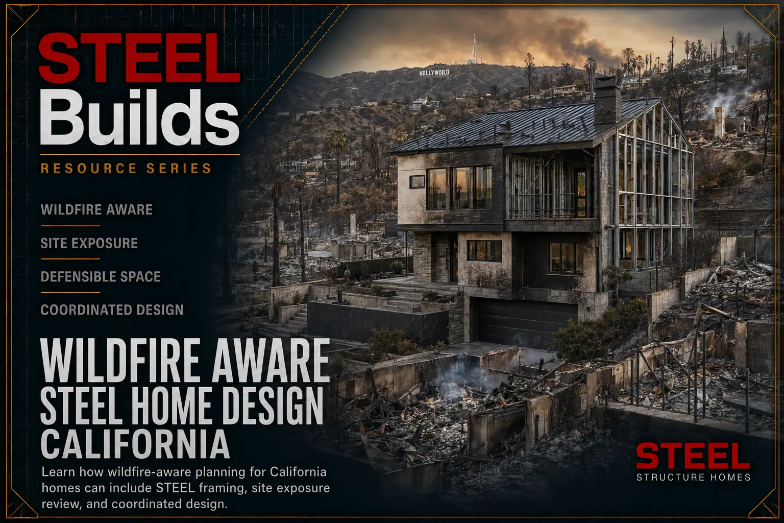 Wildfire aware steel home design resource hero visual